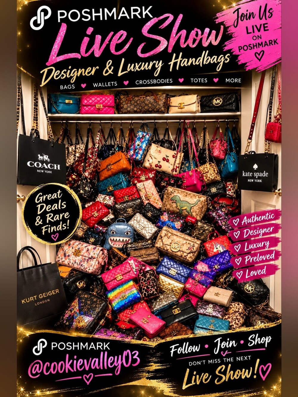LIVE SHOW! COME CHECK OUT MY CLOSET!